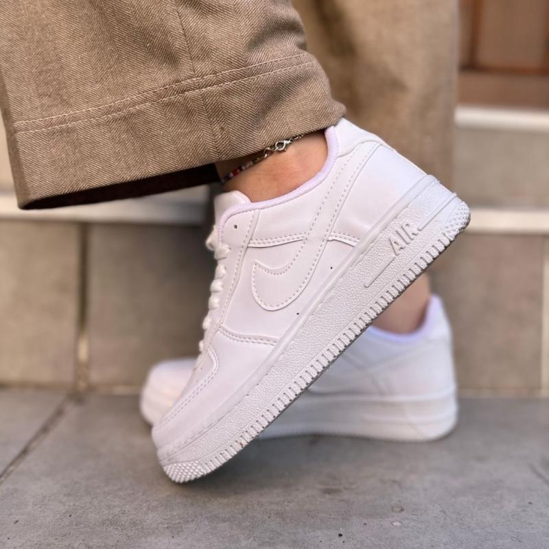 Air Force Kısa Ful Beyaz