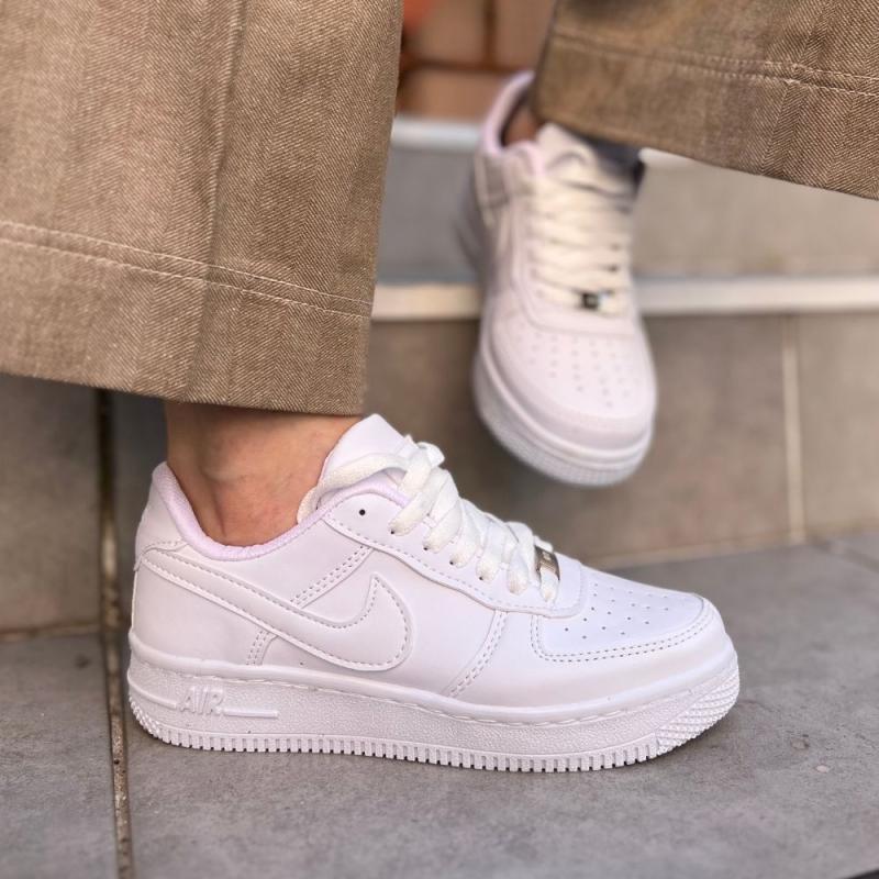 Air Force Kısa Ful Beyaz
