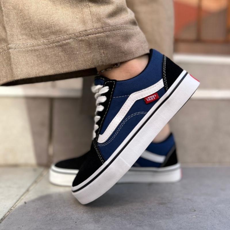 Vans Lacivert Beyaz